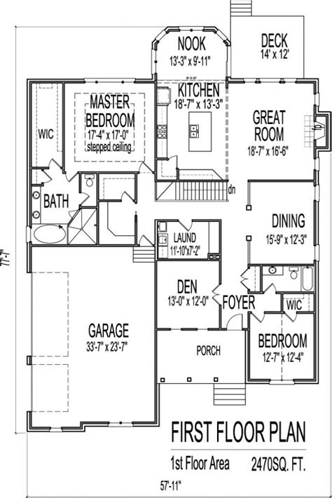simple house plan  basement
