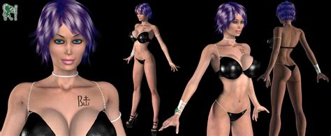 Rule 34 3d 3d Model Bikini Black Bikini Chimera46 Clothed Six