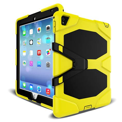 spencer  apple ipad air   shockproof waterproof case stand rubber hybrid case cover