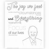 Coloring Nelson Pages Russell President Monthly Birthday sketch template