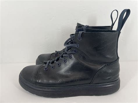dr martens talib brando leather combat boots mens siz gem