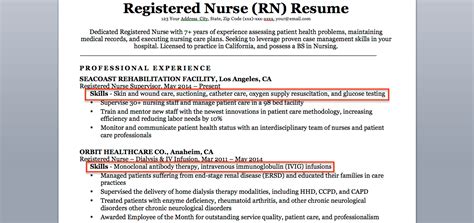 Registered Nurse Rn Resume Sample And Tips Resume Companion