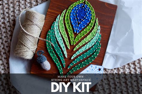 diy craft kit  adults string art diy kit  modern etsy