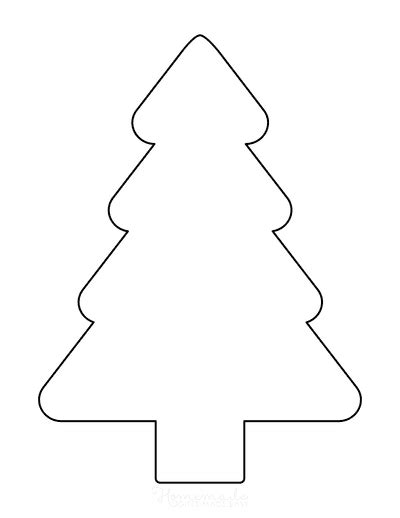printable blank christmas tree