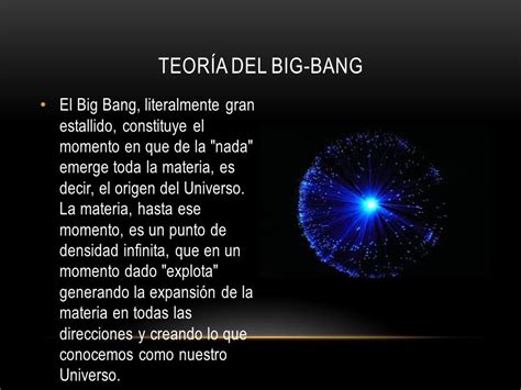 big bang teoria del universo