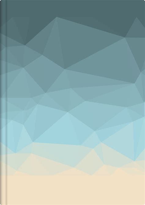book cover blue  yellow geometric gradient background material