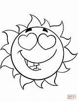 Sun Coloring Cartoon Pages Mascot Character Drawing Printable Colorings Getdrawings sketch template