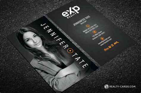 exp realty business card template