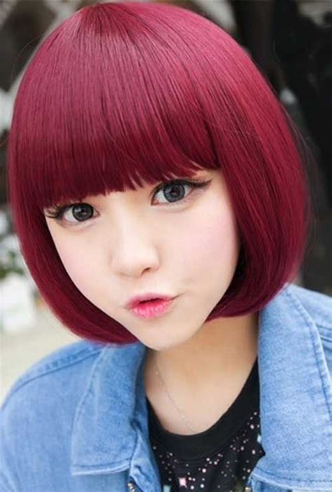 sweet romantic asian hairstyles  young women pretty designs