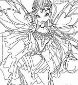 Coloring Pages Winx Club Winks Bloomix Drawing Hand Getdrawings Bloom Getcolorings Color Colorings sketch template