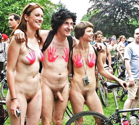 soft andhard erect cocks on naked bike ride cycle 2 42