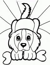 Coloring Dogs Pages Puppy Printable Kids sketch template