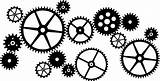 Gears Steampunk Gear Cogs Clock Clipart Coloring Drawing Cog Vector Drawings Pages Printable Colouring Clip Cliparts Buyers Works Getdrawings Designlooter sketch template