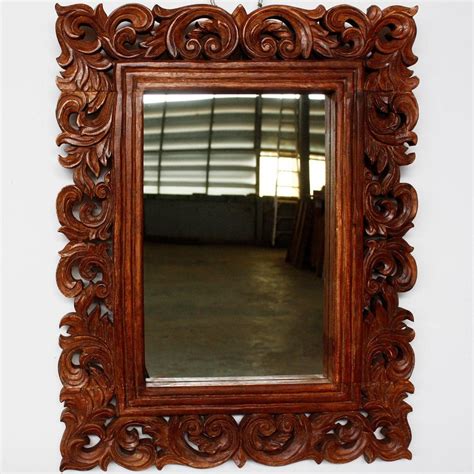 latest decorative wooden mirrors