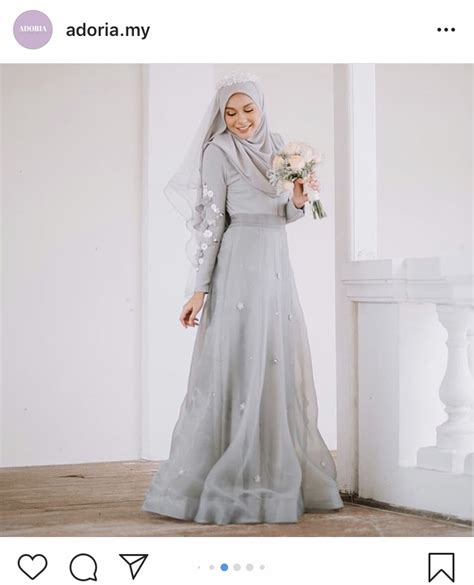 30 baju muslim wanita buat nikah konsep terpopuler