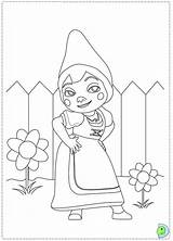 Coloring Gnome Pages Garden Gnomeo Juliet Print Dinokids Printable Close Gnomes Getcolorings Lineart sketch template