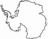 Antarctica Map Clipart Outline Blank Printable Colouring Maps Antarctic Gif Cliparts Clip Clipground Thread Pages Nsf Taken Date sketch template