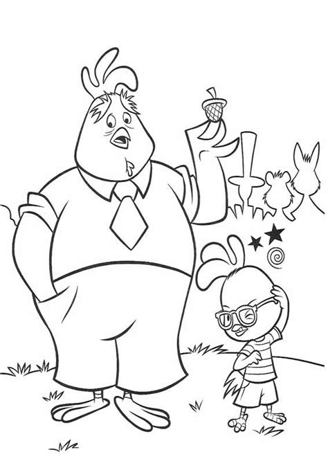 chicken  coloring pages    print