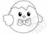 Chick Baby Printable Easter Cute Coloring Reddit Email Twitter Coloringpage Eu sketch template