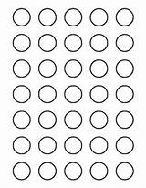 Circle Inch Pattern Printable Templates Outline Template Crafts Shape Print Round Label Stencils Pdf Circles Shapes Patterns Use Labels Stencil sketch template