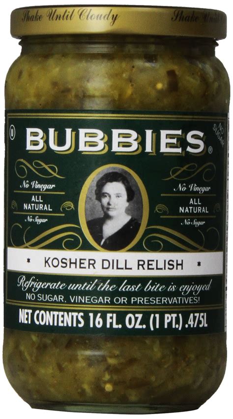 Bubbies Kosher Dills Pickles 16 Oz Grocery And Gourmet Food
