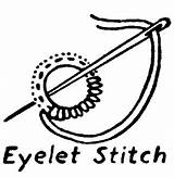 Eyelet sketch template