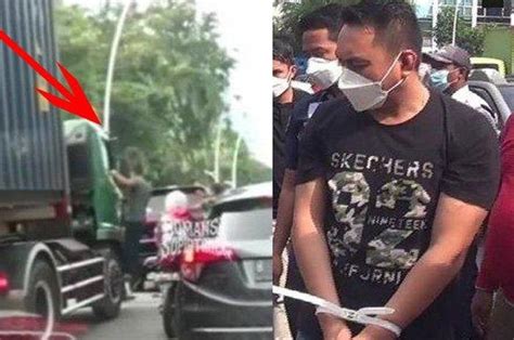 tangannya yang beringas kini tak berdaya terikat pengemudi pajero yang