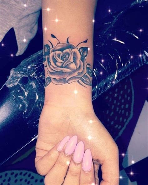 pinterest ~girly girl add me for more 😏 wrist tattoos girls flower