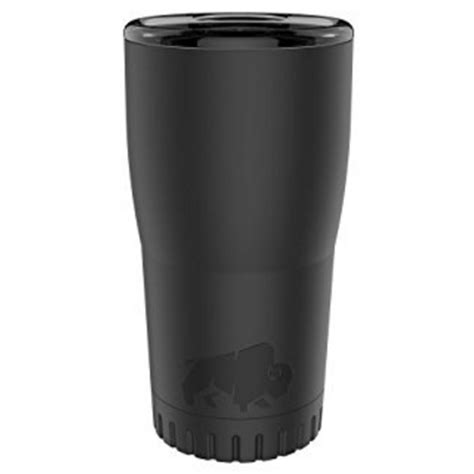 silver buffalo stainless steel double wall vacuum insulated tumbler