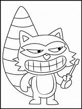 Happy Tree Friends Coloring Pages Draw Printable Lifty Step Color Drawing Choose Board Kids sketch template