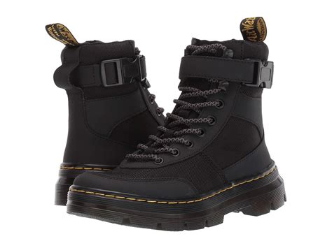 dr martens leather combs tech tract  black lyst
