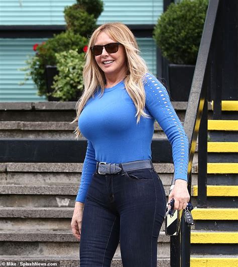 Carol Vorderman 58 Dresses In Clingy Outfit As She Arrives At Bbc