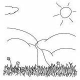 Grass Coloring Pages Grow Well So Beautiful sketch template