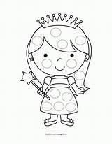 Dot Coloring Pages Do Printable Marker Bingo Printables Dauber Rainbow Princess Paint Worksheets Painting Kids Dots Color Template Queen Markers sketch template
