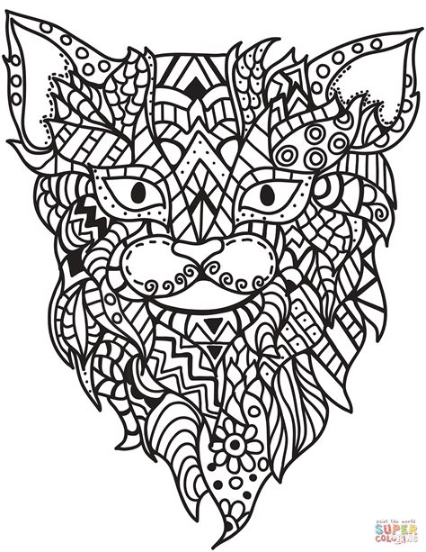 coloring pages  cats calico cat coloring page  getcolorings