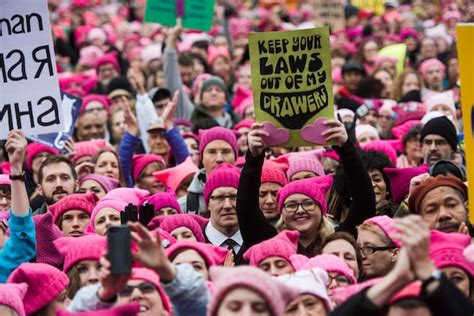 Women’s Marches More Than One Million Protesters Vow To Resist