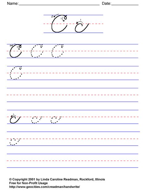 cursive handwriting sheets hand writing
