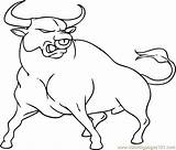 Bull Coloring Para Toro Toros Dibujos Colorear Pages Pintar Seleccionar Tablero Nombres Bravos sketch template