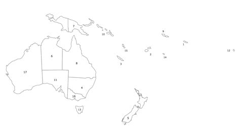 geo map oceania