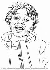 Lil Uzi Vert Drawing Draw Step Coloring Cartoon Cube Ice Pages Rappers Rapper Wayne Drawingtutorials101 Getdrawings Print Previous Next Tutorials sketch template