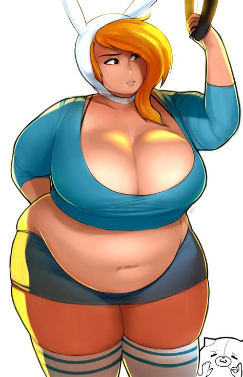 Rule 34 1girls Adventure Time Bbw Belly Overhang Big Arms Big Belly
