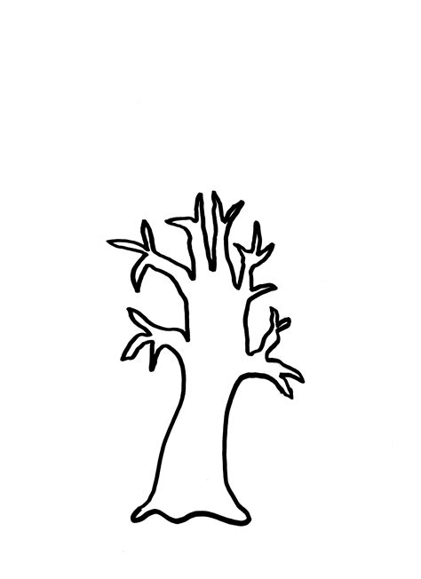 tree trunk template clipart