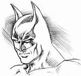 Batman Sketch Head Cartoon Drawings Drawing Deviantart Andypriceart Favourites Add sketch template