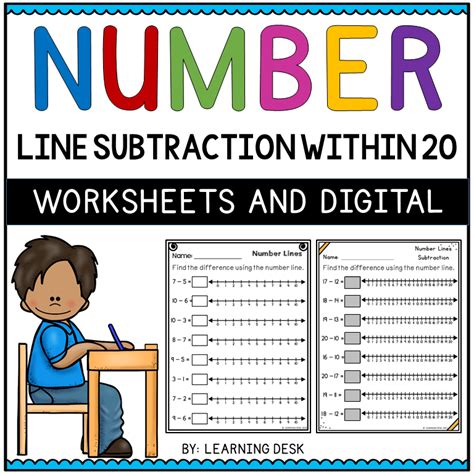 number lines subtraction   worksheets  google