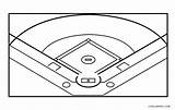 Beisbol Cool2bkids Béisbol Baseballfeld sketch template