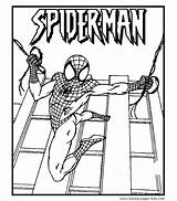 Spiderman Coloring Pages Cartoon Spider Man Color Sheets Kids Printable Print Comic Character Drawing Baby Book Found Super Printables Characters sketch template