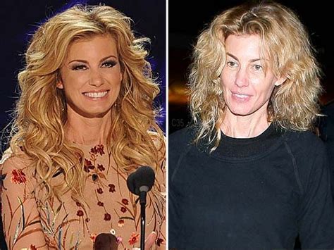 Makeup Is A Miracle Without Makeup Faith Hill Makeup Transformation