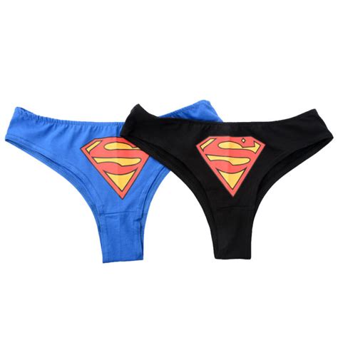 Sexy Women S Batman Superman Panties Underwear G String Briefs Knickers