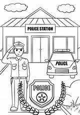 Police Station Coloring Pages Kids Children Preschool Illustrations Amazing Visit Kindergarten Child Who Has Do Worksheets Coloringpagesfortoddlers sketch template