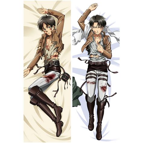 anime attack on titan pillow cover levi ackerman pillowcase cool 3d